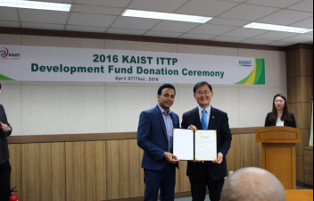 2016 Development Fund Donation and Tree Planting ceremony